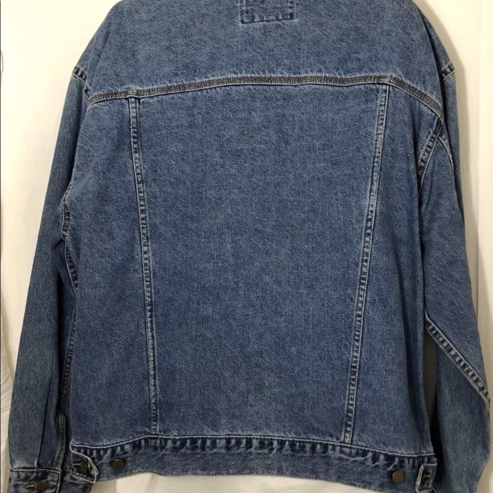 Vintage Eddie Bauer Outdoor Denim Blue Jean Jacket - Picture 6 of 7